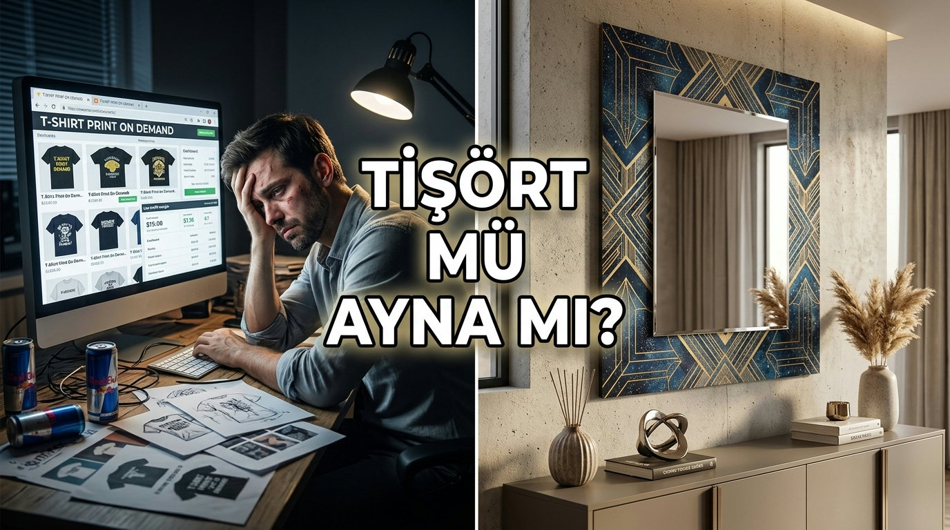 Ek İş Arayışında Yol Ayrımı: Tişört Satışı mı, Baskılı Ayna mı?
